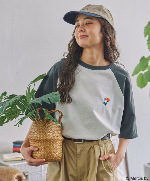 Miffy（ ミッフィー）の「【miffy】別注 ミッフィー & フレンズ アソート グラフィックプリント 半袖Tシャツ（Tシャツ/カットソー・レディース・ブラック系1/ネイビー系1/ネイビー系2/グレー系/ブラック系/ネイビー系・FREE）」の12枚目の写真