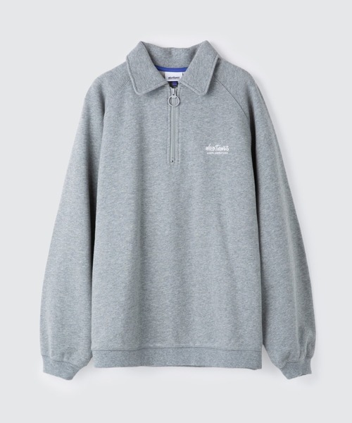 セール】スウェット ハーフジップポロ│SWEAT HALF ZIP POLO