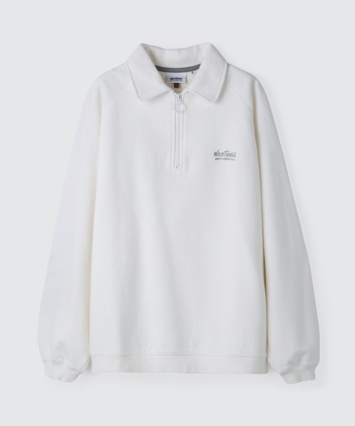セール】スウェット ハーフジップポロ│SWEAT HALF ZIP POLO