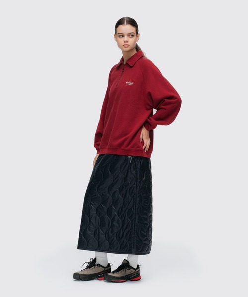 セール】スウェット ハーフジップポロ│SWEAT HALF ZIP POLO