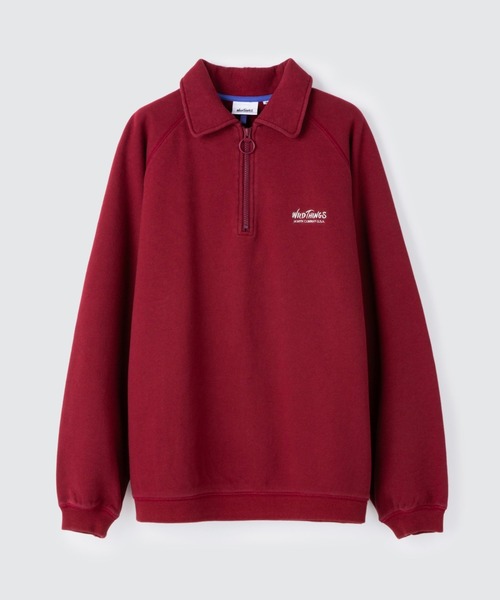 セール】スウェット ハーフジップポロ│SWEAT HALF ZIP POLO