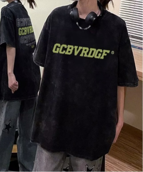 セール】【MASHIRO】ヴィンテージ風BIG Tシャツ/GCBV （MA/W82