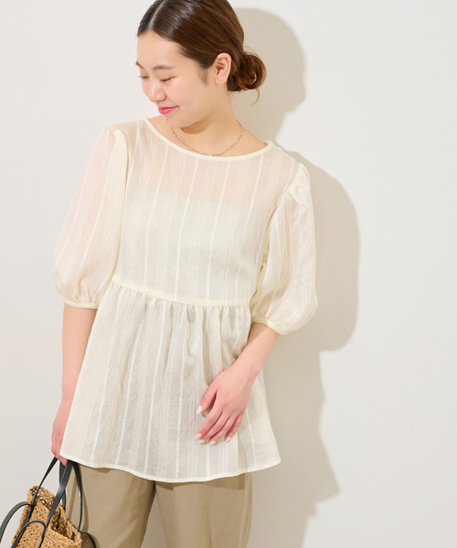 ☆美品☆ JOURNAL STANDARD relume ブラウス メニークロスシャツ（シャツ／ブラウス）｜JOURNAL STANDARD