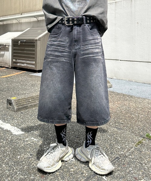 ADAMASTE（アダマスト）の「【ADAMASTE SELECT】loose denim half