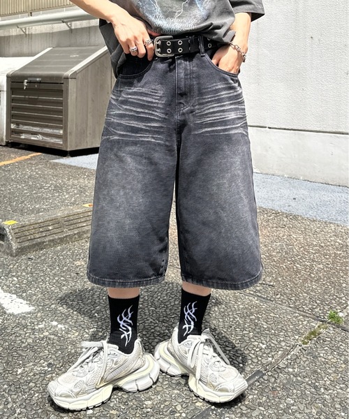 ADAMASTE（アダマスト）の「【ADAMASTE SELECT】loose denim half