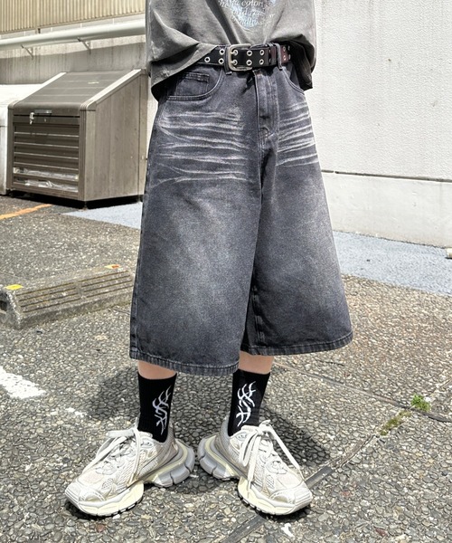 ADAMASTE（アダマスト）の「【ADAMASTE SELECT】loose denim half