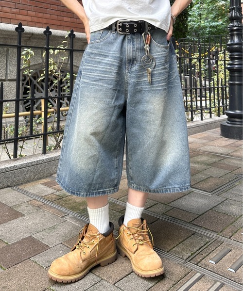 ADAMASTE（アダマスト）の「【ADAMASTE SELECT】loose denim half