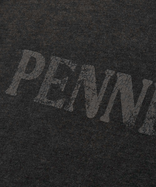 PENNEYS(ぺニーズ)の「PENNEYS/ペニーズ 別注 THE FOX ロゴ ヴィンテージスノーウォッシュ加工 ワッペン刺繍 半袖スウェットカットソー(Tシャツ/カットソー・レディース・ネイビー/グレイッシュベージュ/レッド/ブラック/ライトグレー・M/S/L)」の20枚目の写真