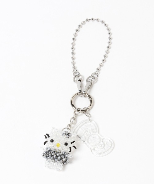 Me%(ミィパーセント)の「【HELLO KITTY】ビーズキーチャーム 319782(キーホルダー・レディース・アイボリー・FREE)」の16枚目の写真
