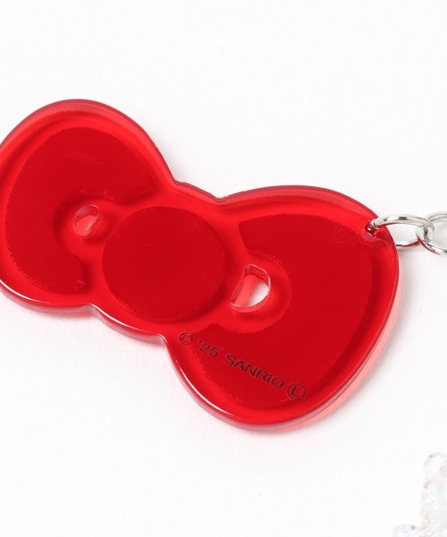 Me%(ミィパーセント)の「【HELLO KITTY】ビーズキーチャーム 319782(キーホルダー・レディース・アイボリー・FREE)」の3枚目の写真