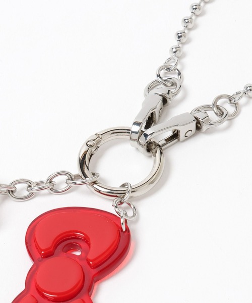 Me%(ミィパーセント)の「【HELLO KITTY】ビーズキーチャーム 319782(キーホルダー・レディース・アイボリー・FREE)」の5枚目の写真