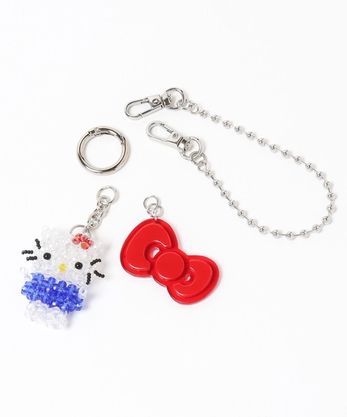 ローリーズファーム　Me% HELLO KITTY ビーズキーチャーム２点セット LOWRYS FARM Me% HELLO KITTY ビーズキーチャーム - メルカリ