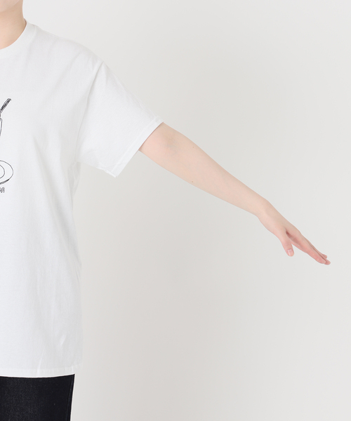 SLOBE citron.(スローブシトロン)の「《WEB限定》SLOBE citron.YURIAPEMUPERU Creamsoda TEE(Tシャツ/カットソー・レディース・ホワイト・FREE)」の11枚目の写真