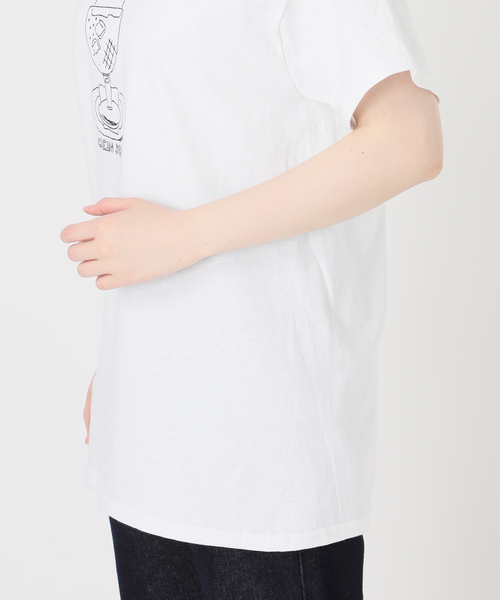 SLOBE citron.(スローブシトロン)の「《WEB限定》SLOBE citron.YURIAPEMUPERU Creamsoda TEE(Tシャツ/カットソー・レディース・ホワイト・FREE)」の12枚目の写真