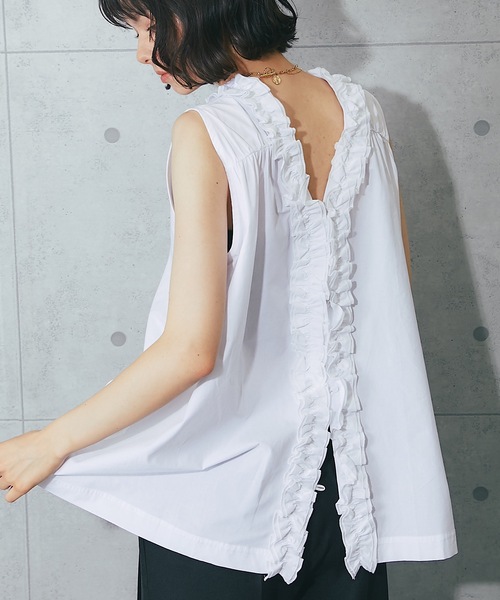 SMILE ORCHID（スマイルオーキッド）の「前後2wayフリルトップス