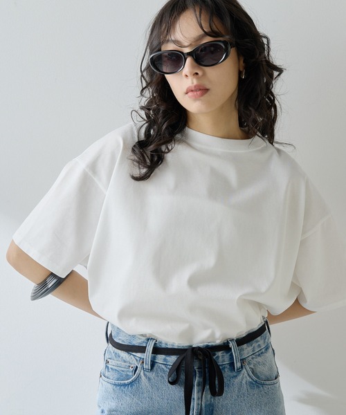 クルーコットンジャージープルオーバー（Tシャツ/カットソー