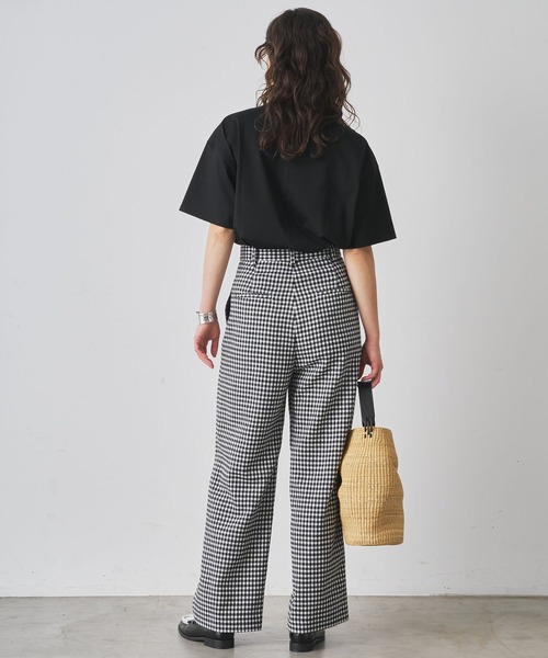 Whim Gazette(ウィムガゼット)の「クルーコットンジャージープルオーバー(Tシャツ/カットソー・レディース・ブラック/ホワイト・FREE)」の8枚目の写真