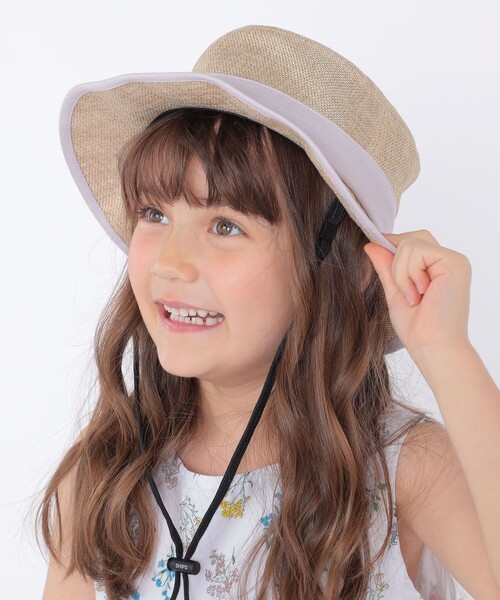 SHIPS(シップス)の「SHIPS KIDS: アドベンチャー ハット(ハット・キッズ・ナチュラル/ベージュ/ネイビー・LARGE/MEDIUM)」の3枚目の写真