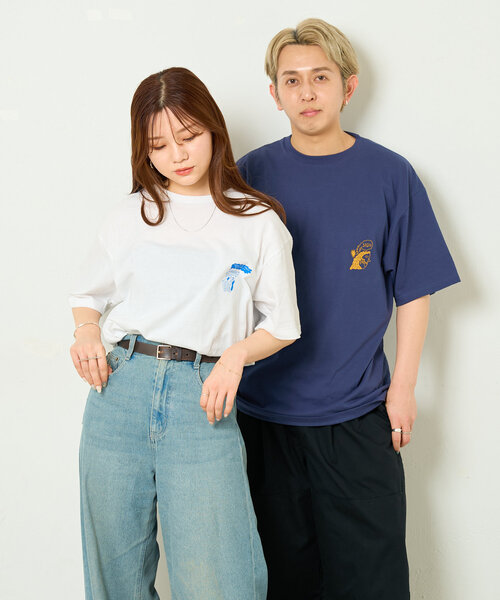 BIRTHDAY BAR(バースデイバー)の「norahi x BIRTHDAY BAR Tシャツ(Tシャツ/カットソー・レディース・ダークグリーン/インディゴブルー/ホワイト・MEDIUM/LARGE)」の20枚目の写真