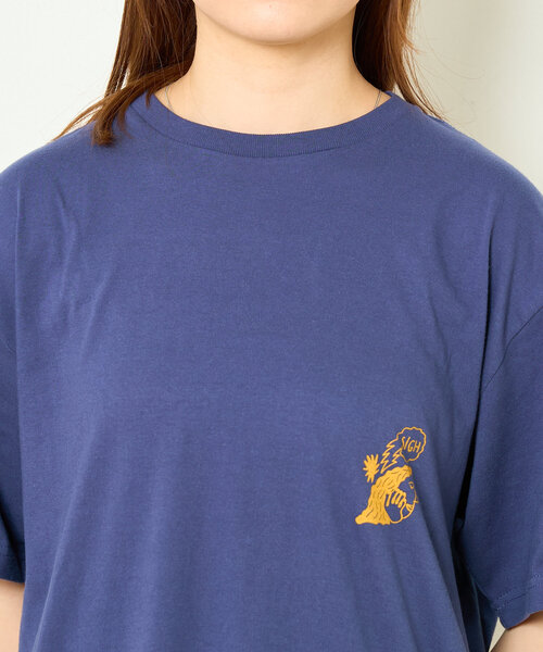 BIRTHDAY BAR(バースデイバー)の「norahi x BIRTHDAY BAR Tシャツ(Tシャツ/カットソー・レディース・ダークグリーン/インディゴブルー/ホワイト・MEDIUM/LARGE)」の11枚目の写真