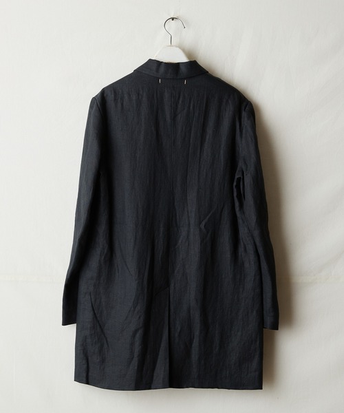 suzuki takayuki(スズキタカユキ)の「long jacket Ⅰ(テーラードジャケット・メンズ・ブラック/アイボリー/グレー・02/00/01)」の7枚目の写真