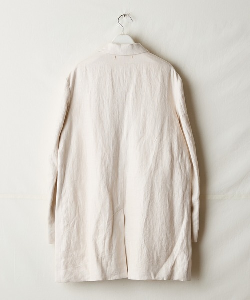 suzuki takayuki(スズキタカユキ)の「long jacket Ⅰ(テーラードジャケット・メンズ・ブラック/アイボリー/グレー・02/00/01)」の5枚目の写真