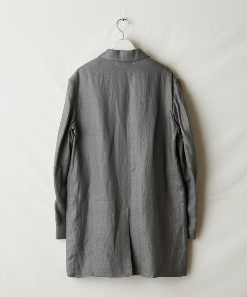suzuki takayuki(スズキタカユキ)の「long jacket Ⅰ(テーラードジャケット・メンズ・ブラック/アイボリー/グレー・02/00/01)」の6枚目の写真