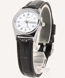 CASIO カシオ /ベーシックアナログ レザーバンド ラウンドフェイス 腕時計 日常生活防水 /// MTP レザーシリーズ