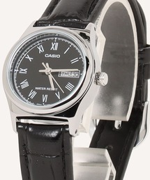 CASIO カシオ /ベーシックアナログ レザーバンド ラウンドフェイス 腕時計 日常生活防水 /// MTP レザーシリーズ