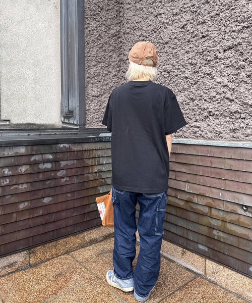 SNOOPY×OLD BETTY'S（スヌーピーカケルオールドベティーズ）の「スヌーピー【SNOOPY】O/E Heavy Weight 1Pocket T-shirts（Tシャツ/カットソー・レディース・ホワイト/ブラック・S/M/XL/L）」の8枚目の写真