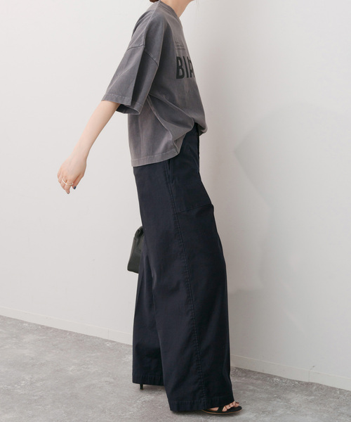 バックサテンカーゴワイドパンツ（カーゴパンツ）｜Spick & Span