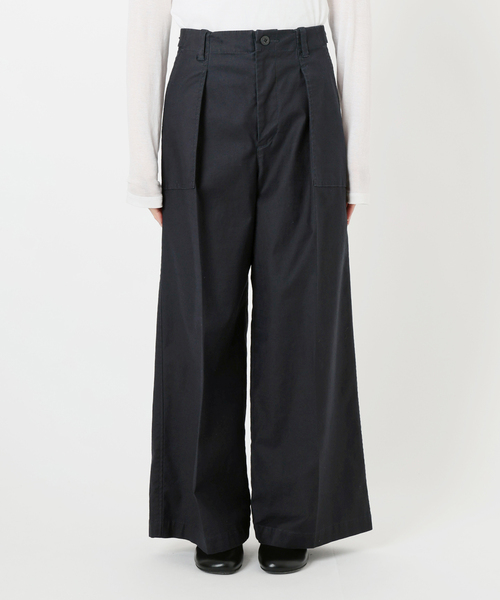 O0u 【INDIA IS BEAUTIFUL】刺繍入り カーゴパンツ sacai(サカイ) 21AWCotton Oxford Pantsカーゴパンツ21-02596M