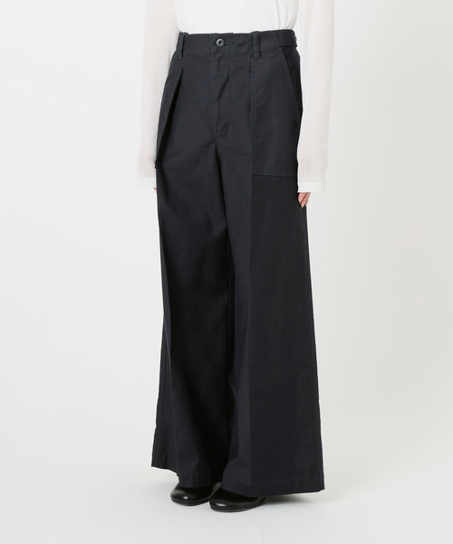 KBF サテンカーゴパンツ　試着のみ未使用品 バックサテンカーゴワイドパンツ（カーゴパンツ）｜Spick & Span