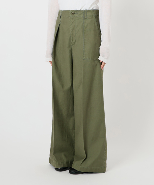 バックサテンカーゴワイドパンツ（カーゴパンツ）｜Spick & Span