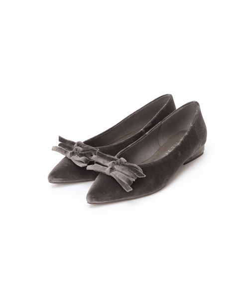 セール】ポインテッドメニーリボンフラット（その他シューズ）｜LE