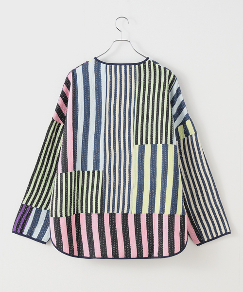 mii（ミー）の「【Mii / ミイ】LONG SLEEVE KANTHA JK（ノーカラージャケット・レディース・その他10・SMALL）」の2枚目の写真