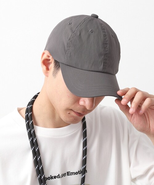 THE SHOP TK （ザ ショップ ティーケー ）の「ナイロンキャップ 【撥水／軽量／ユニセックス】（キャップ・メンズ・ブラック/オリーブ/ダークグレー・00）」の6枚目の写真