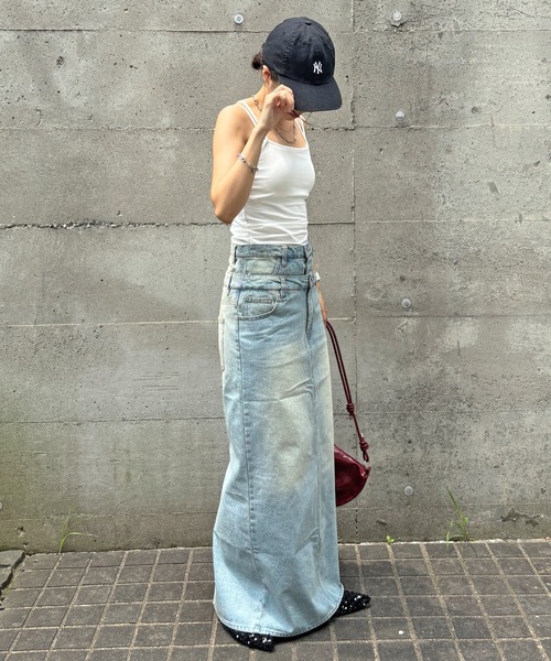 ISOOK(アイスー)の「【ISOOK / アイスー】天竺カップ付きダブルストラップキャミ / ベアキャミソール ブラトップ インナーキャミ 2本ストラップ タンクトップ インナー ホワイト ブラック ブラウン 白 黒 茶 ZOZOTOWN限定(キャミソール・レディース・ブラック/ホワイト/ブラウン・FREE)」の8枚目の写真