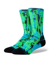 STANCE（スタンス）の「【STANCE/スタンス】OUTKAST（アウトキャスト）コラボモデル 　クルーソックス　ATLIENS CREW（ソックス/靴下・メンズ）」