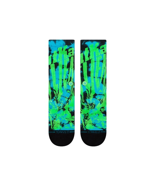 STANCE（スタンス）の「【STANCE/スタンス】OUTKAST（アウトキャスト）コラボモデル 　クルーソックス　ATLIENS CREW（ソックス/靴下・メンズ・ブラック・MEDIUM）」の2枚目の写真