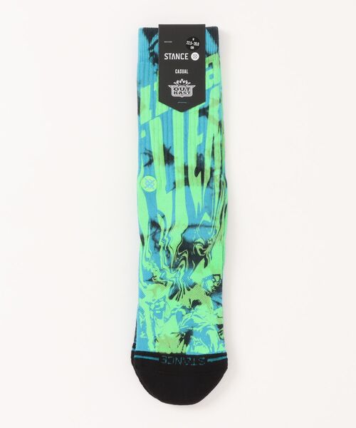 STANCE（スタンス）の「【STANCE/スタンス】OUTKAST（アウトキャスト）コラボモデル 　クルーソックス　ATLIENS CREW（ソックス/靴下・メンズ・ブラック・MEDIUM）」の4枚目の写真