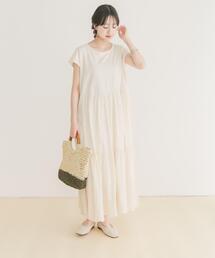 ITEMS URBANRESEARCH | ピグメントティアードワンピース(ワンピース)