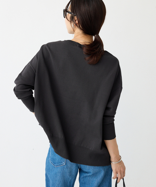 WEB限定/追加2》コットンストレッチ NEO2 ワイド長袖プルオーバー