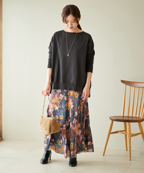 WEB限定/追加2》コットンストレッチ NEO2 ワイド長袖プルオーバー