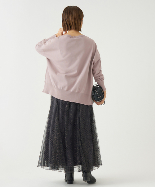 WEB限定/追加2》コットンストレッチ NEO2 ワイド長袖プルオーバー