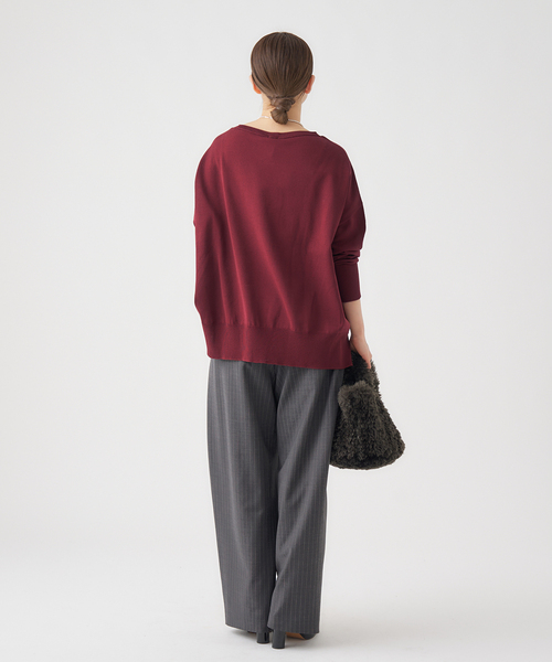 WEB限定/追加2》コットンストレッチ NEO2 ワイド長袖プルオーバー