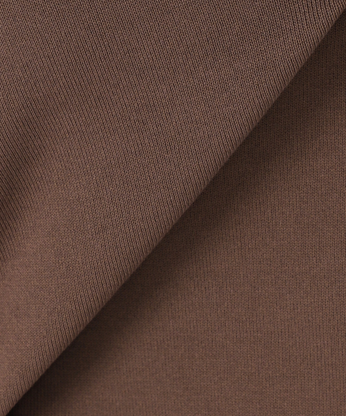 IENA（イエナ）の「《WEB限定/追加2》コットンストレッチ NEO2 ワイド長袖プルオーバー（ニット/セーター・レディース・チャコールグレー/ベージュ/レッド/ブラウン・FREE）」の10枚目の写真