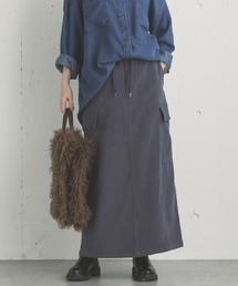Doux archives | フェイクスエードカーゴスカート(スカート)