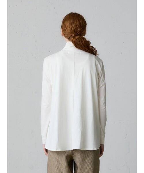 MidiUmi（ミディウミ）の「MidiUmi ハイネックフレアプルオーバー（Tシャツ/カットソー・レディース・ライトグレー/グレー/オフホワイト/ブラック・FREE）」の8枚目の写真