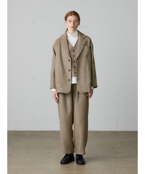 MidiUmi（ミディウミ）の「MidiUmi ハイネックフレアプルオーバー（Tシャツ/カットソー・レディース・ライトグレー/グレー/オフホワイト/ブラック・FREE）」の13枚目の写真